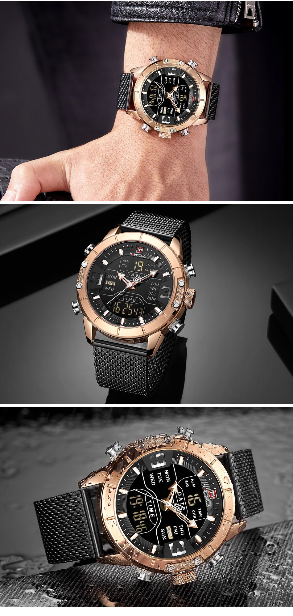 RELOGIO MILITAR NAVIFORCE